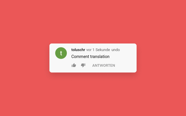 YouTube™ Comment Translate截图2