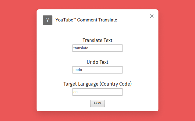 YouTube™ Comment Translate截图3