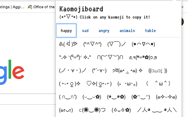 kaomojiBoard截图1