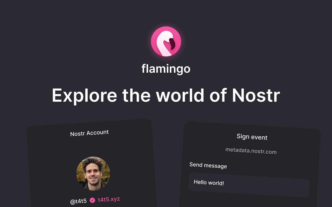 Flamingo – Nostr extension截图1