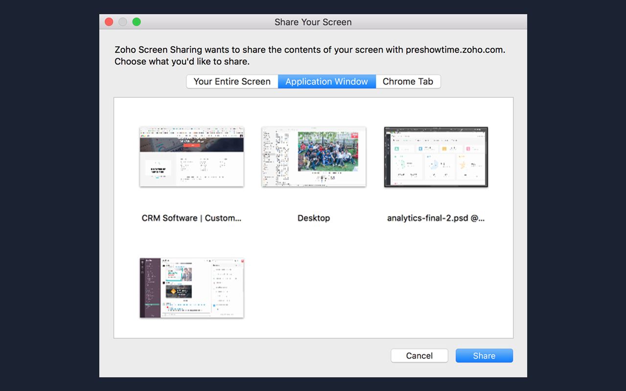 Zoho Screen Sharing截图3