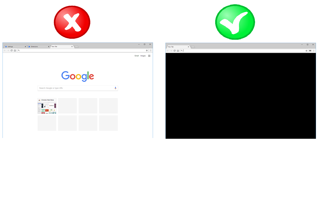 New Tab Custom Colour Blank Page截图3