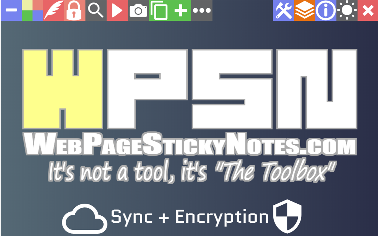 Web Page Sticky Notes截图3
