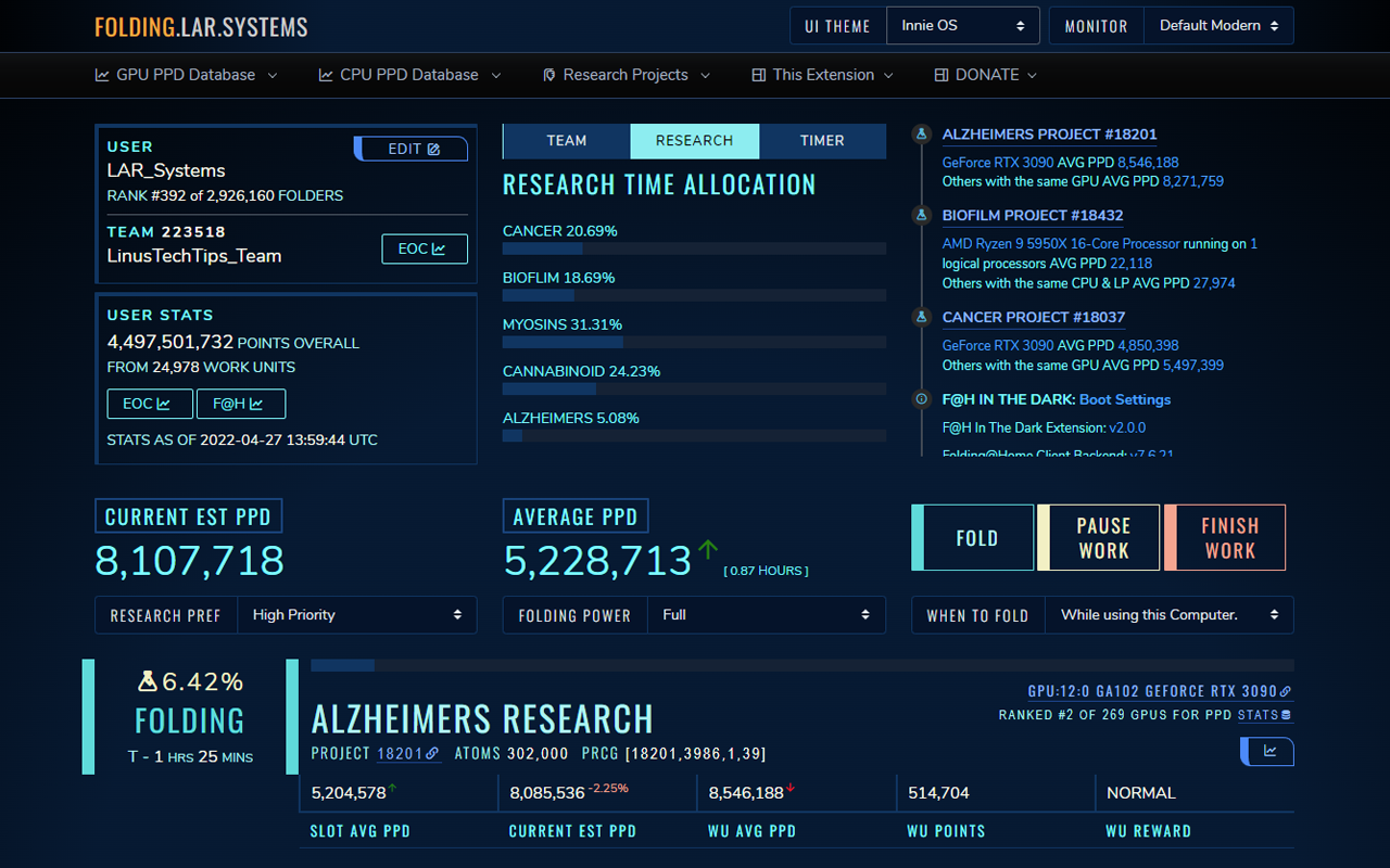 FOLDING AT HOME IN THE DARK截图2