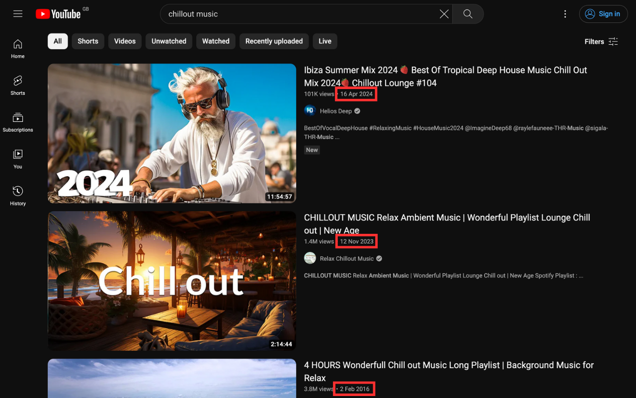Show YouTube Video Upload Date截图1