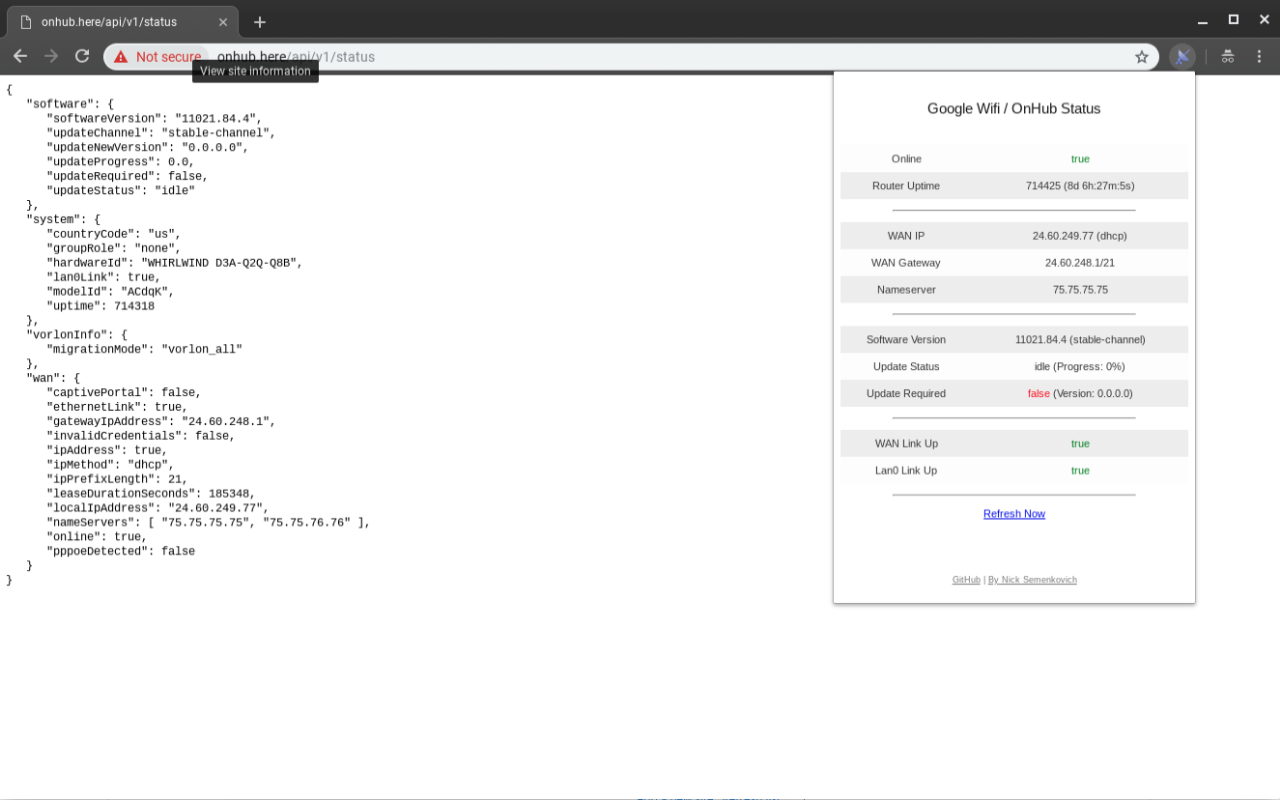 Status Monitor for Google Wifi & OnHub截图1