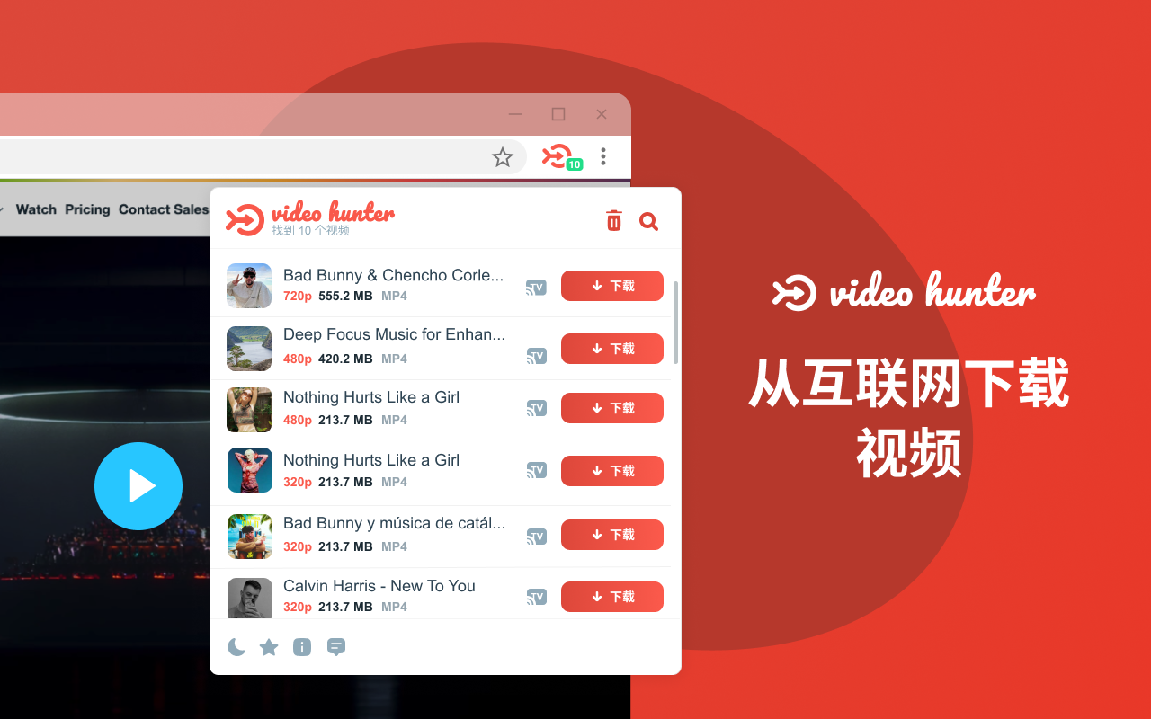 Video Hunter Downloader – 视频下载器截图3