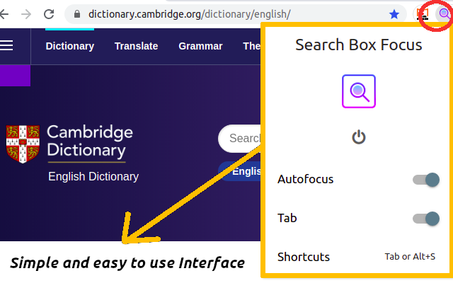 Search Box Focus截图2