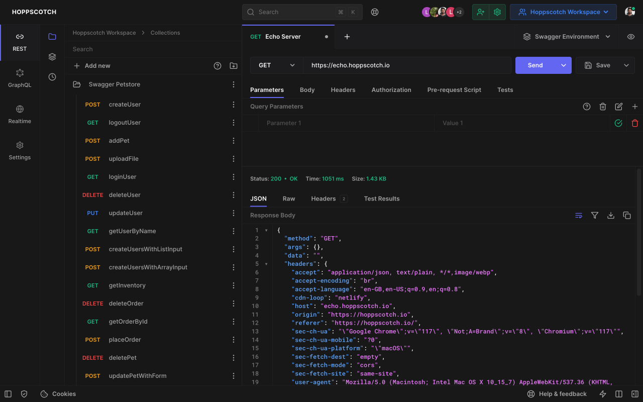 Hoppscotch Browser Extension截图2