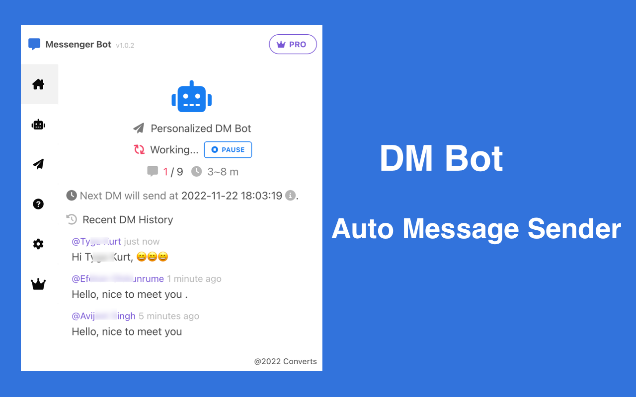 Messenger Bot - Automate Message Sender截图2