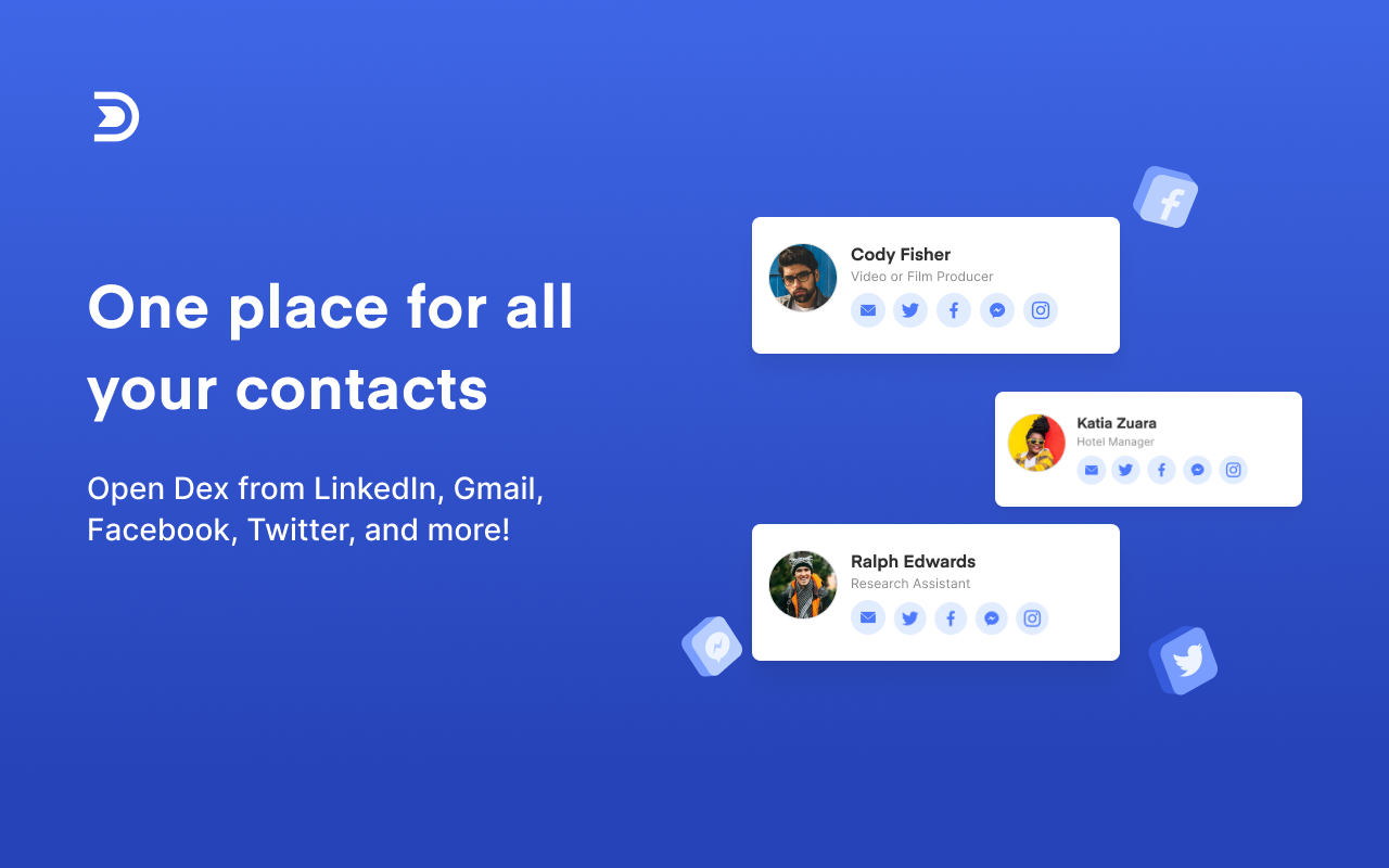 Dex for Chrome - Personal CRM and Rolodex截图2