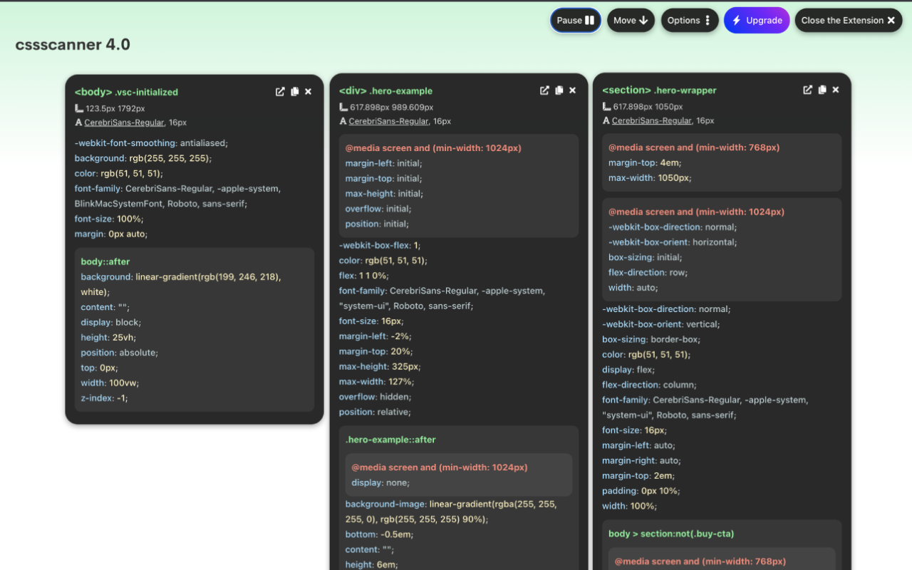 css scanner截图2