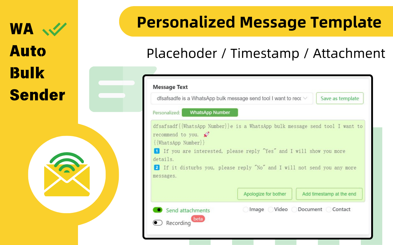 免费 WhatsApp 群发助手截图3