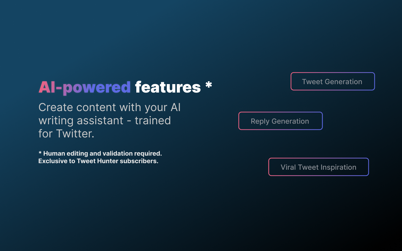Tweet Hunter X: Sidebar for X截图5
