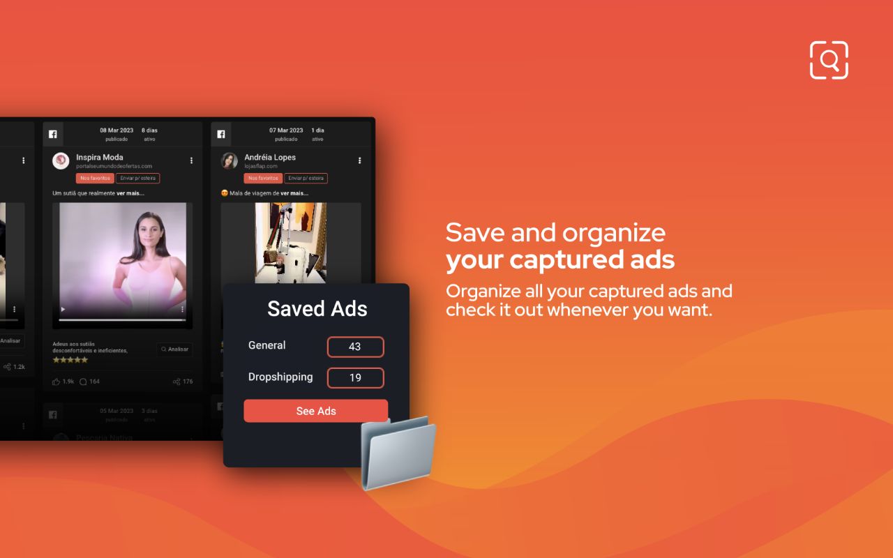 Adminer - Capturar anúncios e produtos grátis截图3
