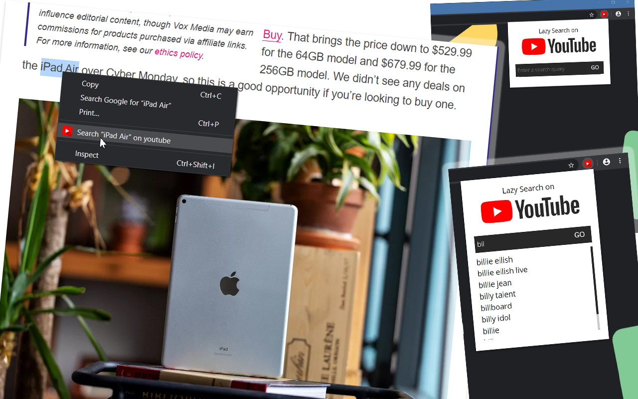 Lazy Search on Youtube截图2