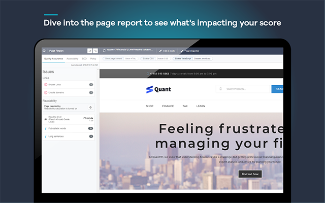 Siteimprove Browser Extension截图3