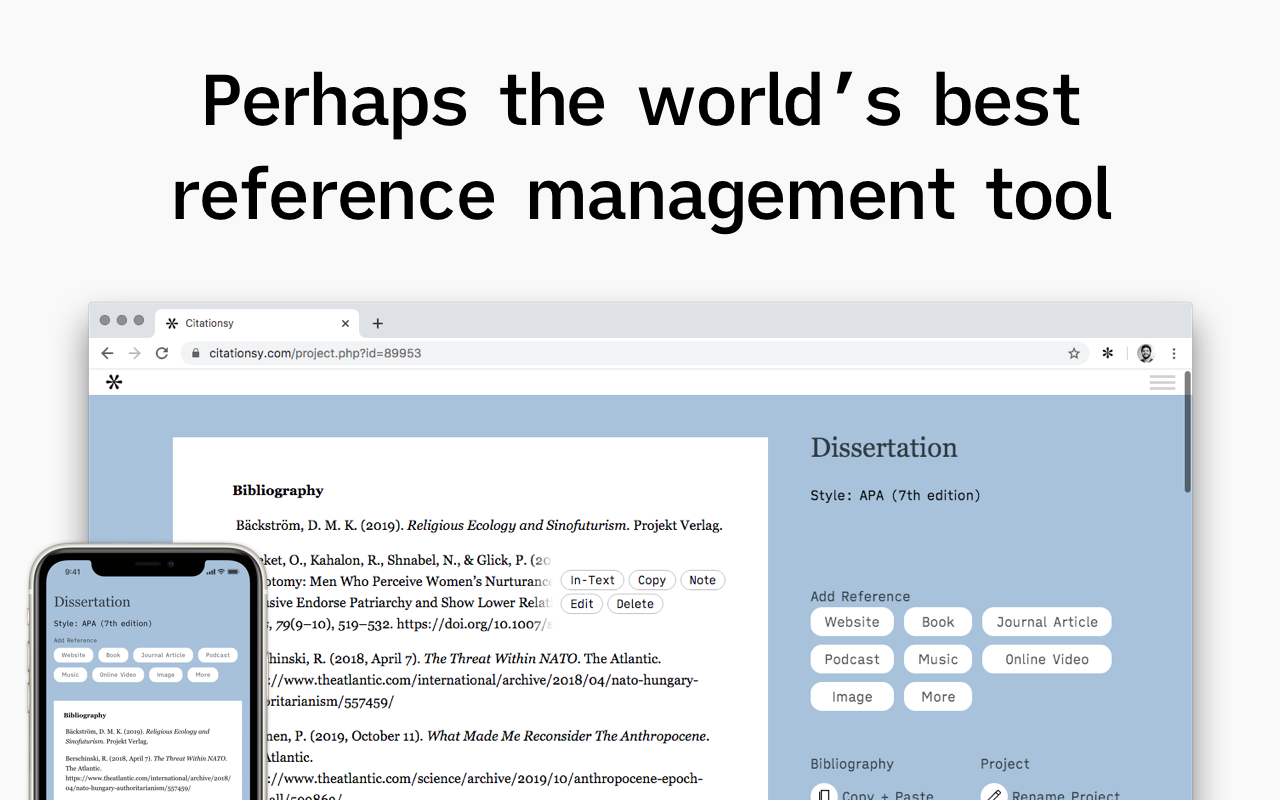 Citationsy - Cite Websites and Papers截图4