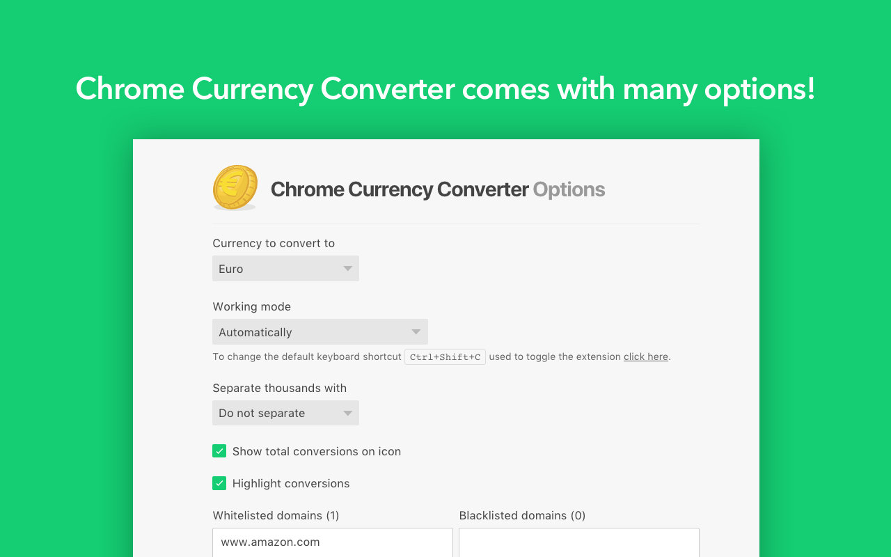 Chrome Currency Converter截图4