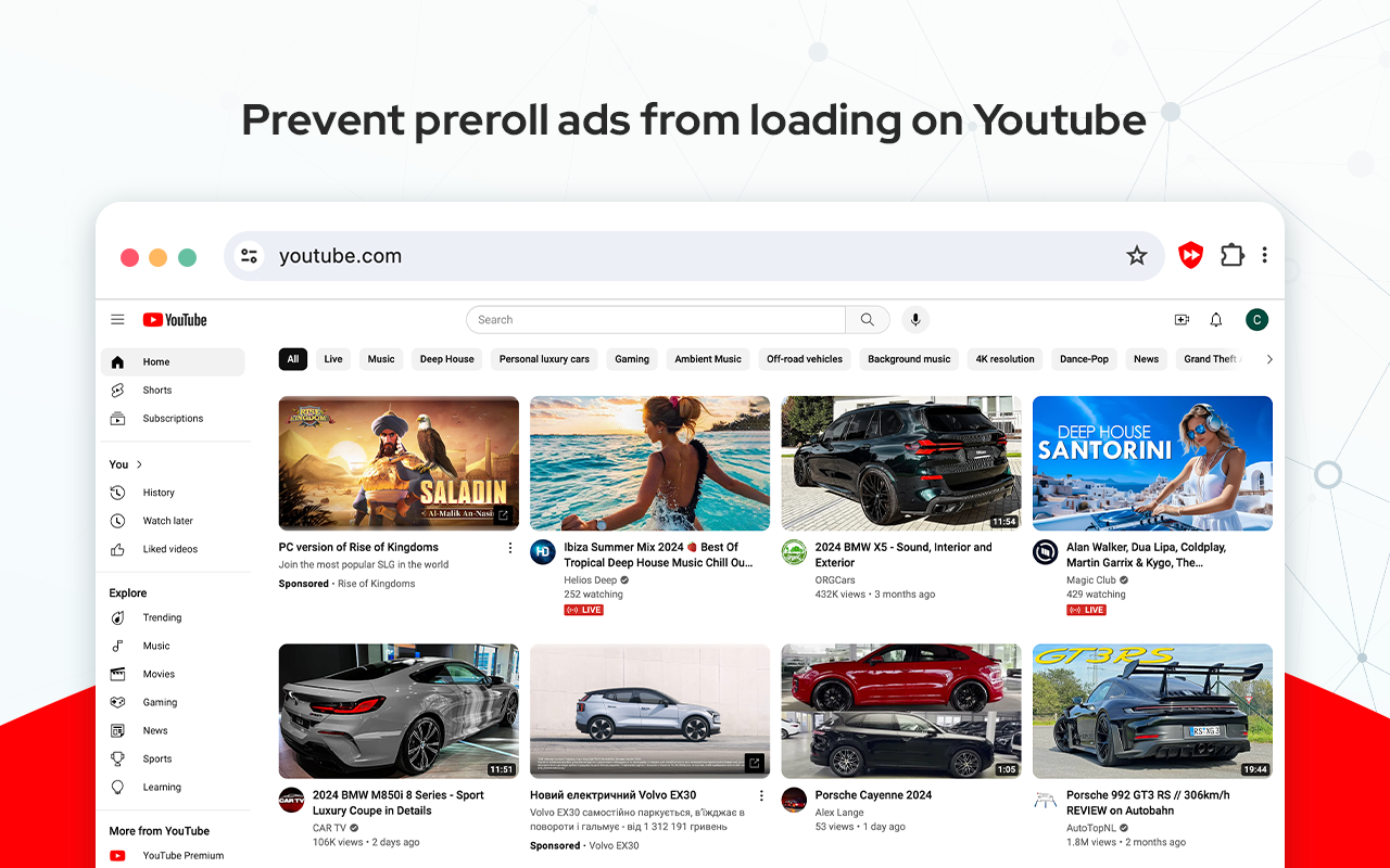 Adblock for Youtube™ - 自動跳過廣告截图2