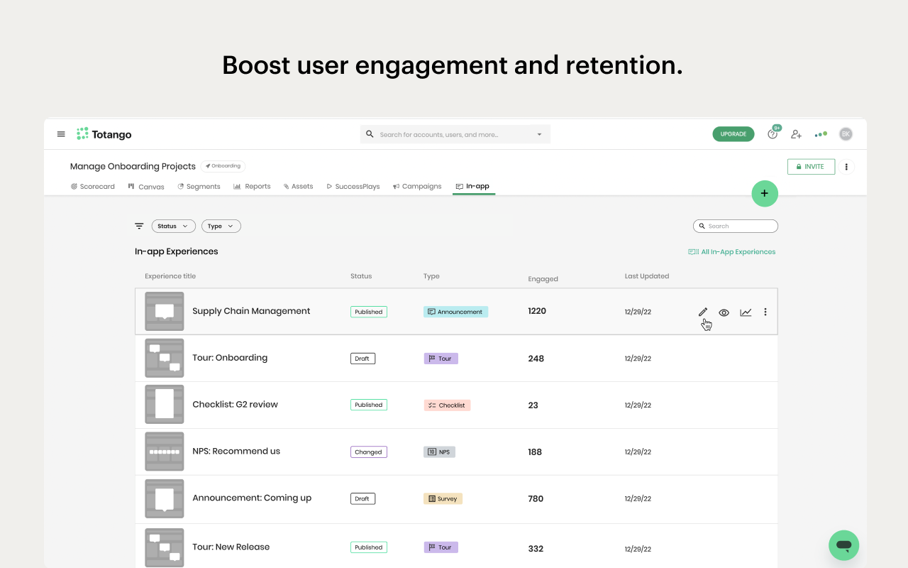 Totango In-App Builder (formerly Lou)截图2