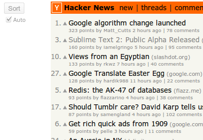 Hacker News Sorter截图1