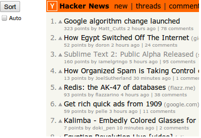 Hacker News Sorter截图3