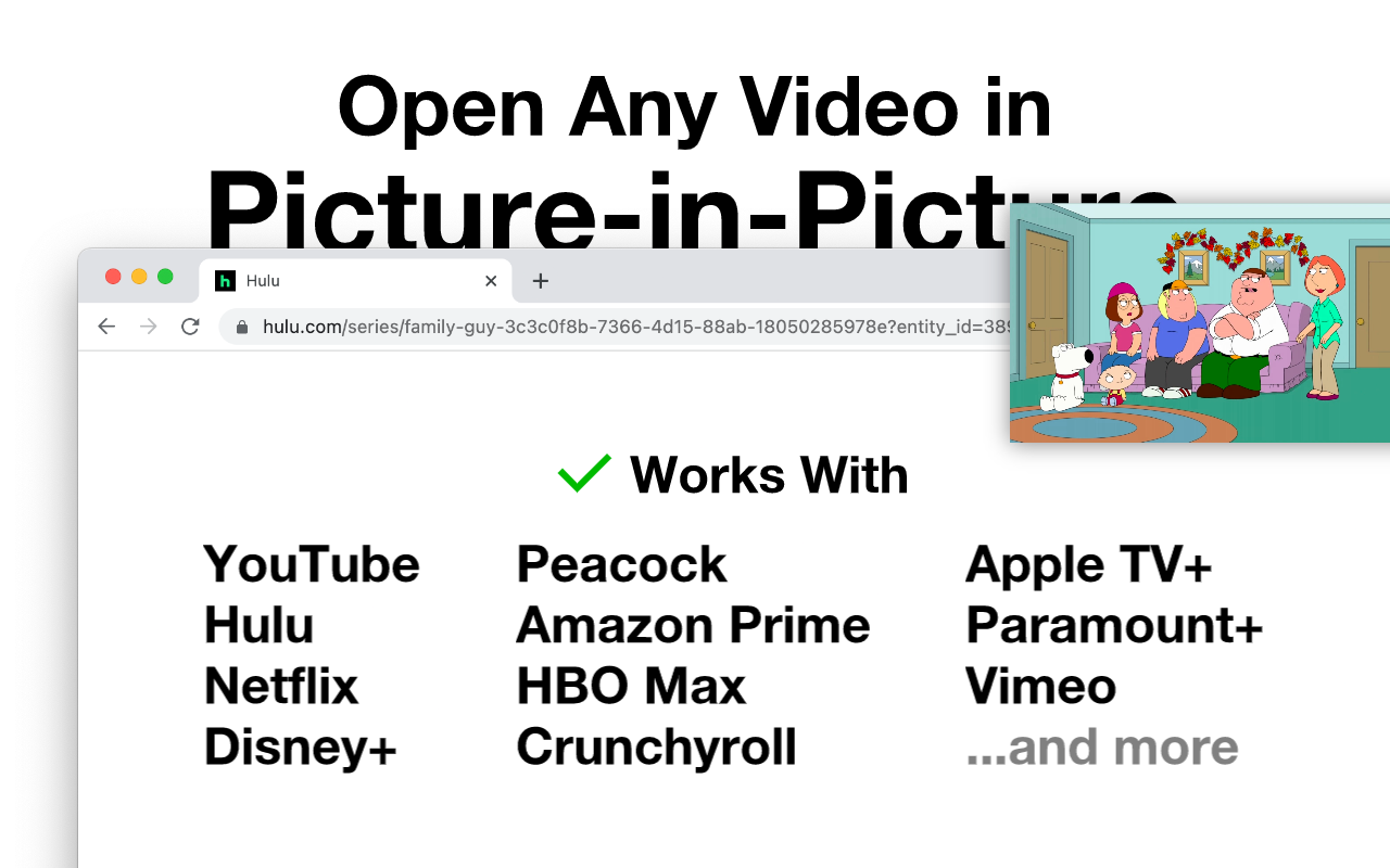 Picture-in-Picture for ALL Sites截图1