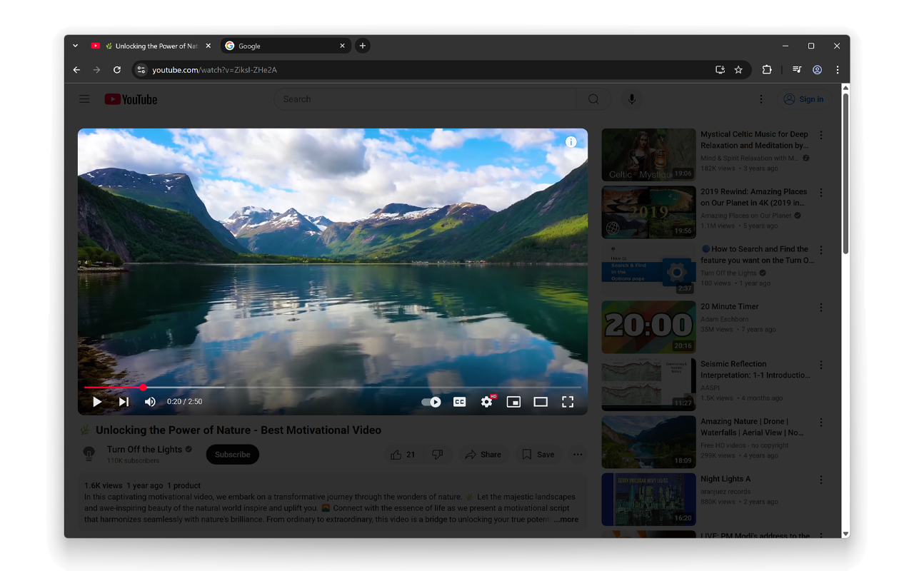 Google Chrome的黑暗主题截图1
