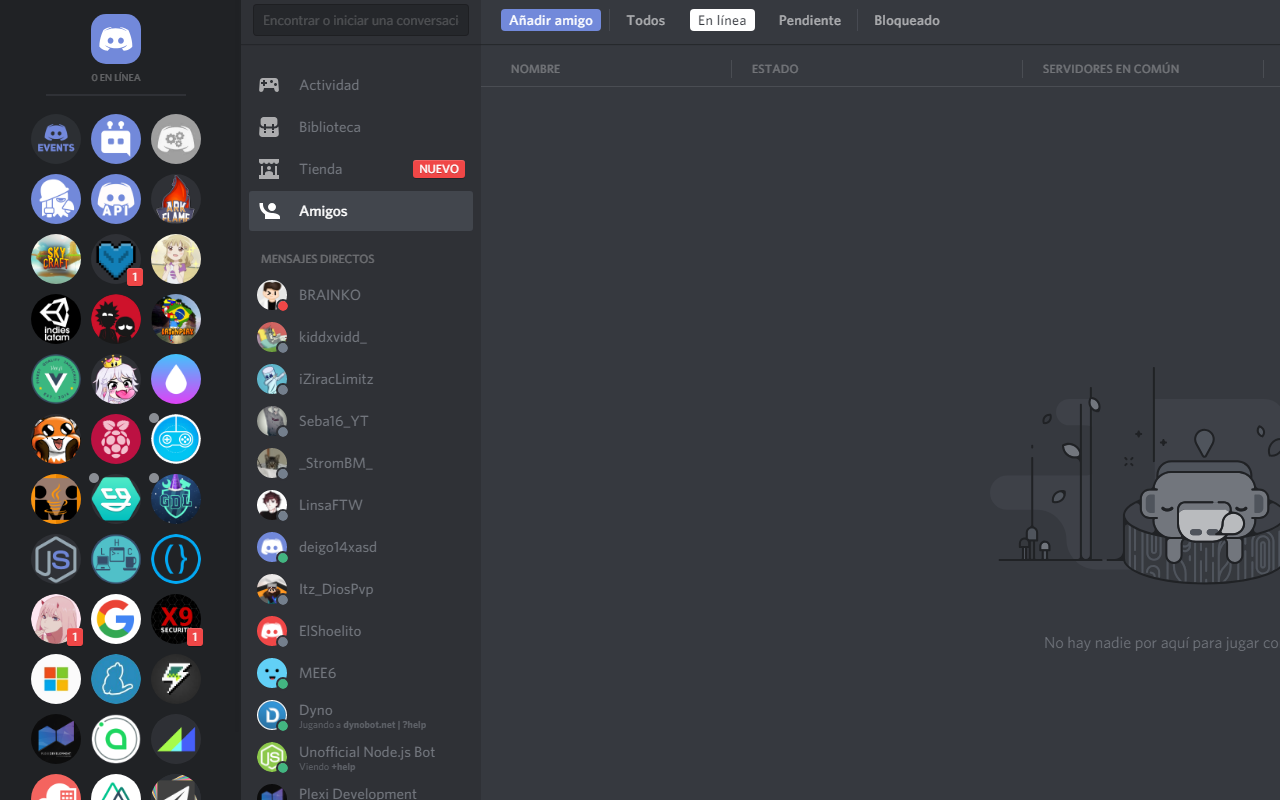 3 Guilds rows | Discord Addon截图1