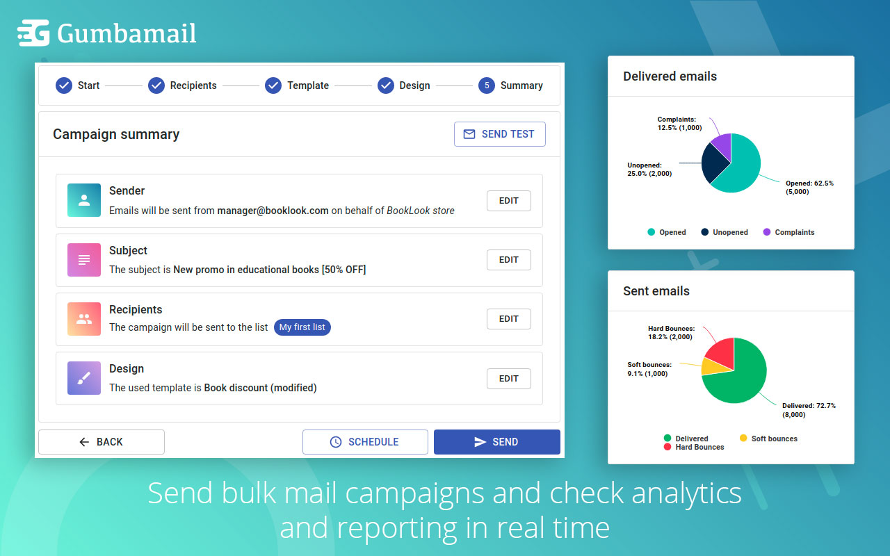 Email Marketing Campaigns in Gmail: Gumbamail截图2