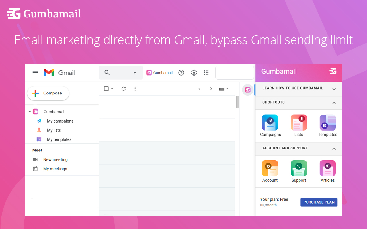 Email Marketing Campaigns in Gmail: Gumbamail截图3