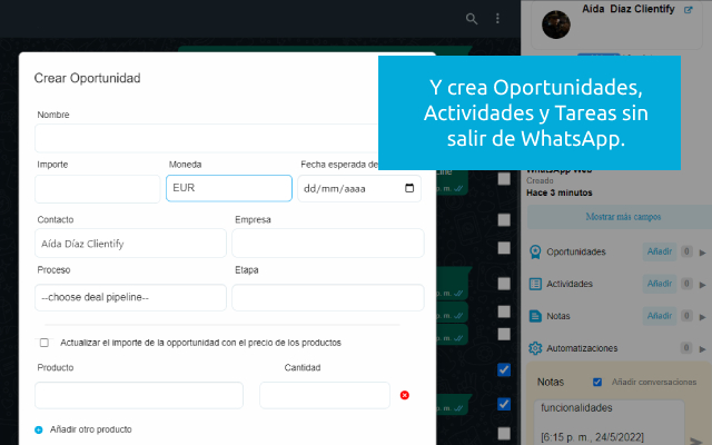 Clientify Whats Connector截图1