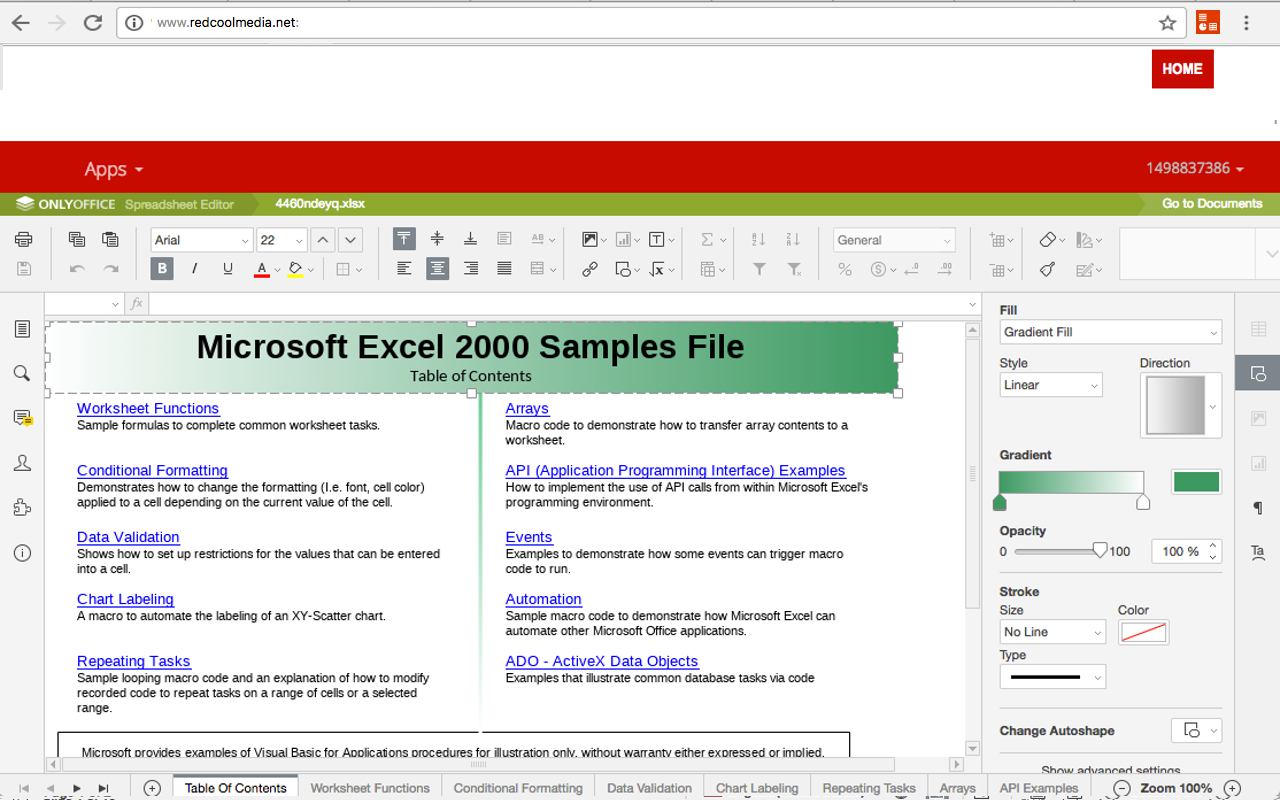 办公室在线 officework 为 xls, doc 和 ppt截图4