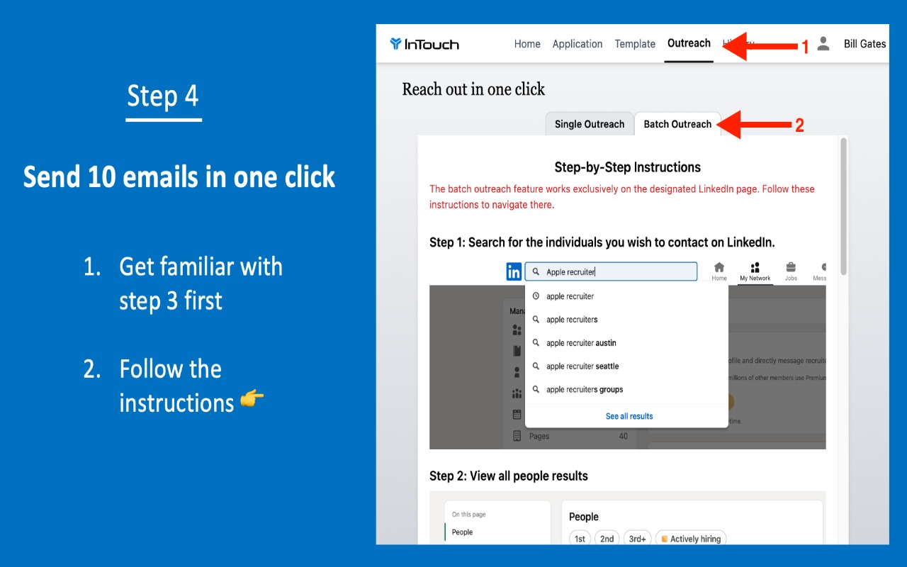 InTouch AI - Email finder & Job tracker截图2
