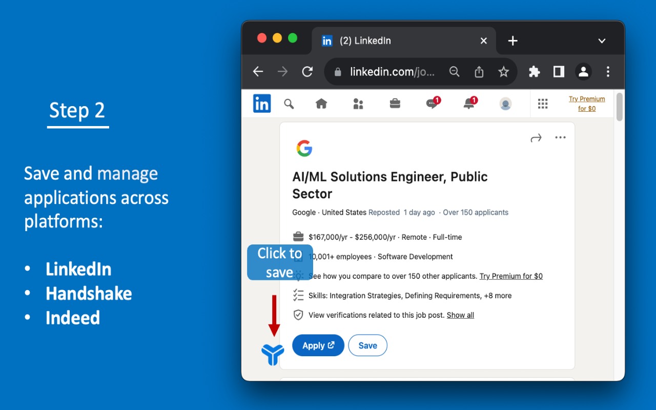 InTouch AI - Email finder & Job tracker截图5