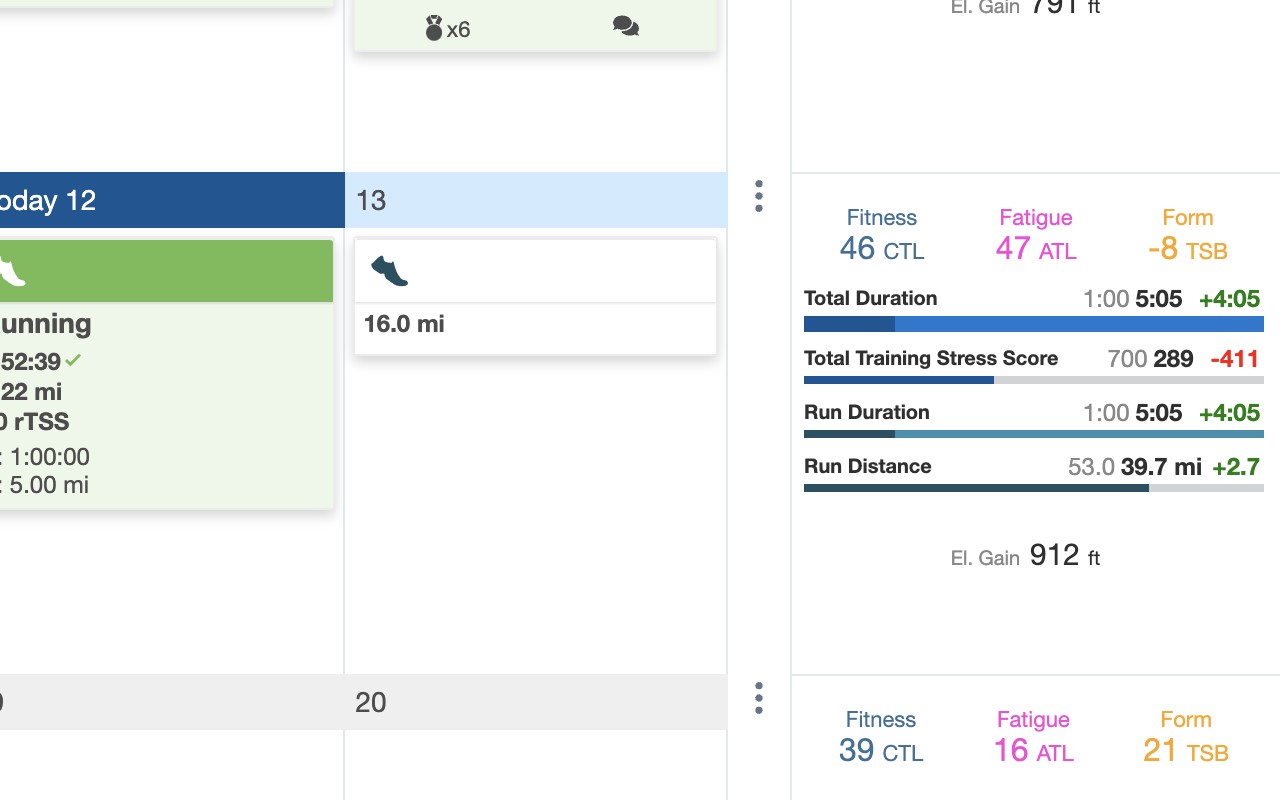 TrainingPeaks Weekly Progress截图1