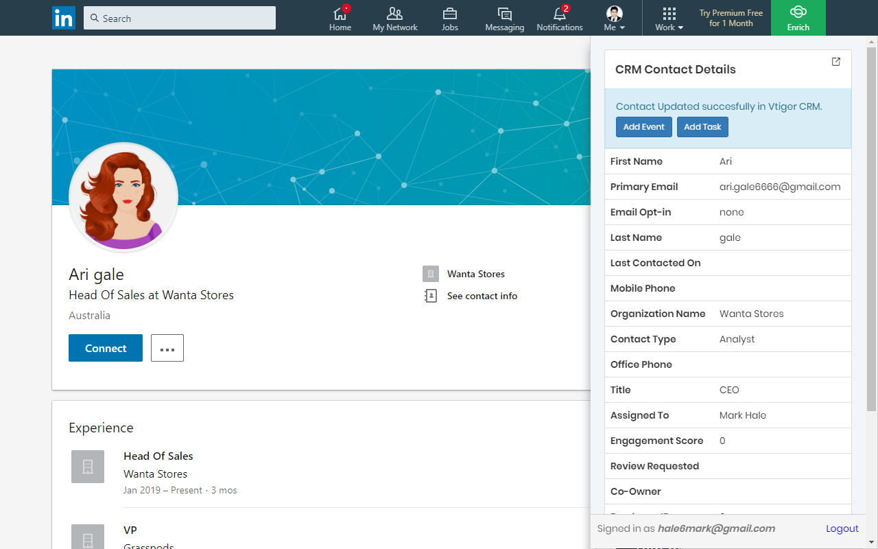 Vtiger Enrich截图1