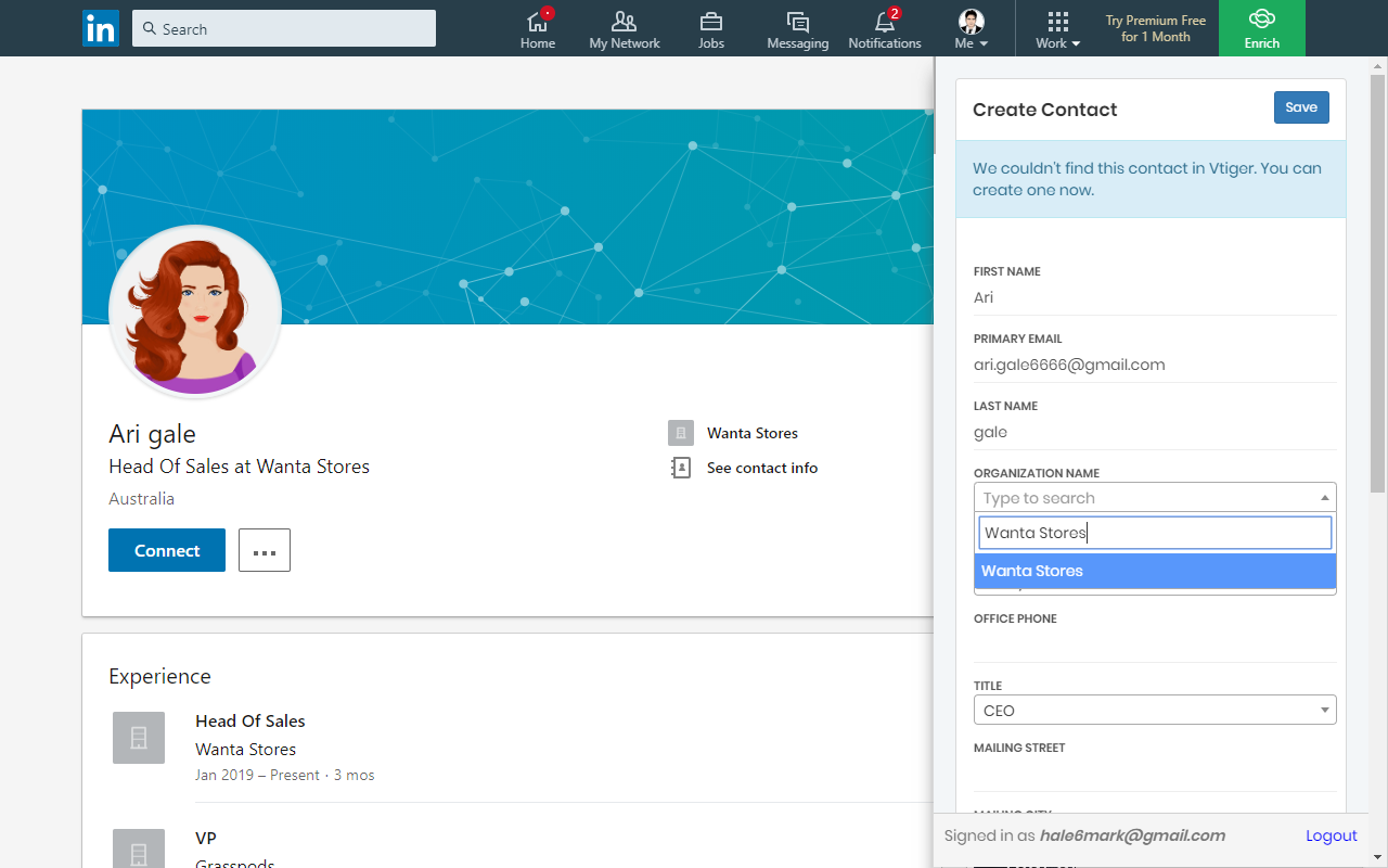 Vtiger Enrich截图4