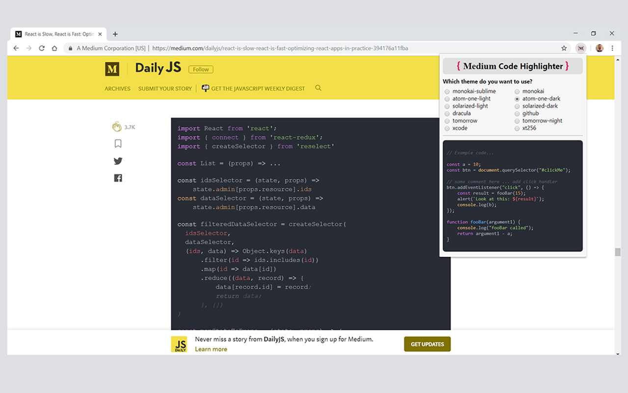 Medium Code Highlighter截图1