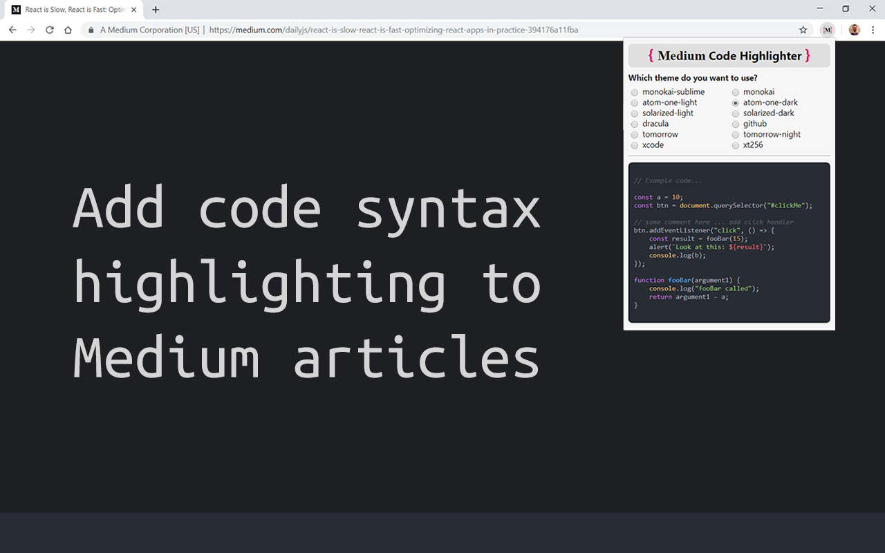 Medium Code Highlighter截图3