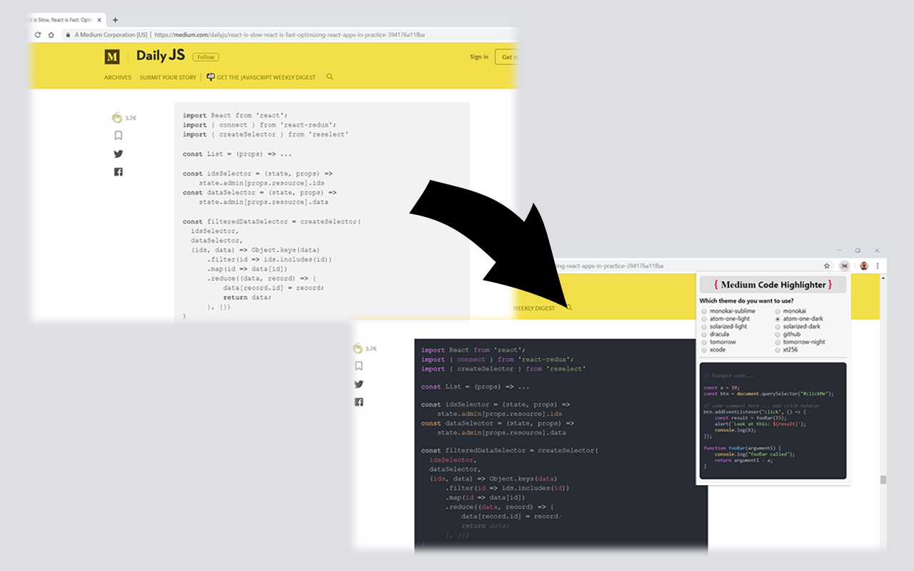 Medium Code Highlighter截图4