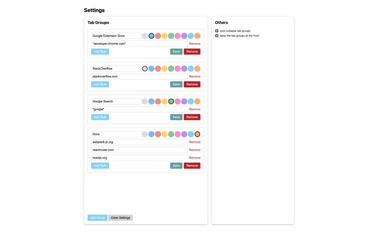 标签自动分组截图1