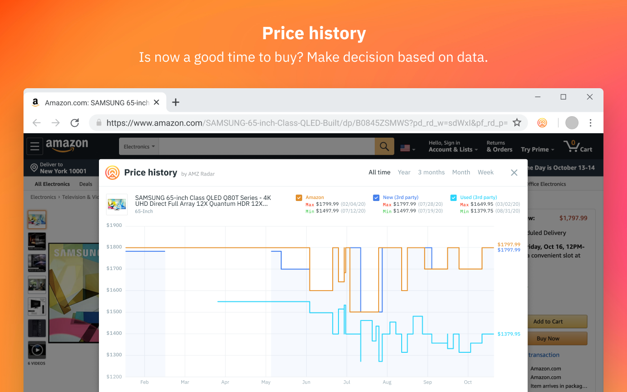 AMZ Radar — Amazon price tracker for shopping截图2