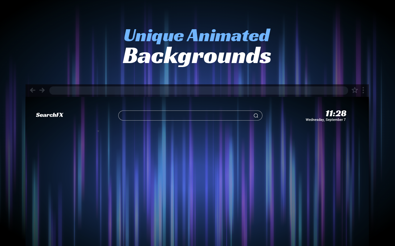 SearchFX Animated Backgrounds New Tab截图4
