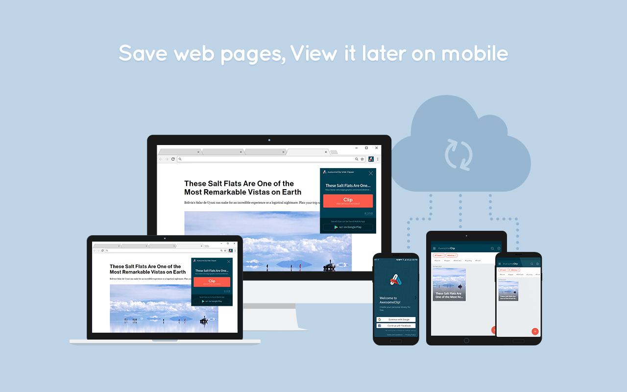 AwesomeClip Web Clipper (Beta)截图1
