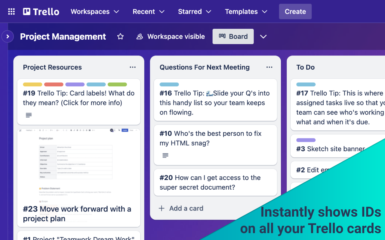 Trello Card IDs截图3