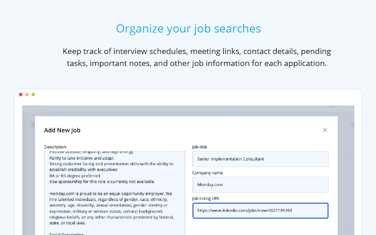 Jobscan: Job Search Tracker截图3