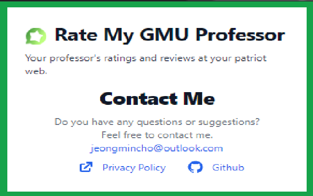 Rate My GMU Professors截图5