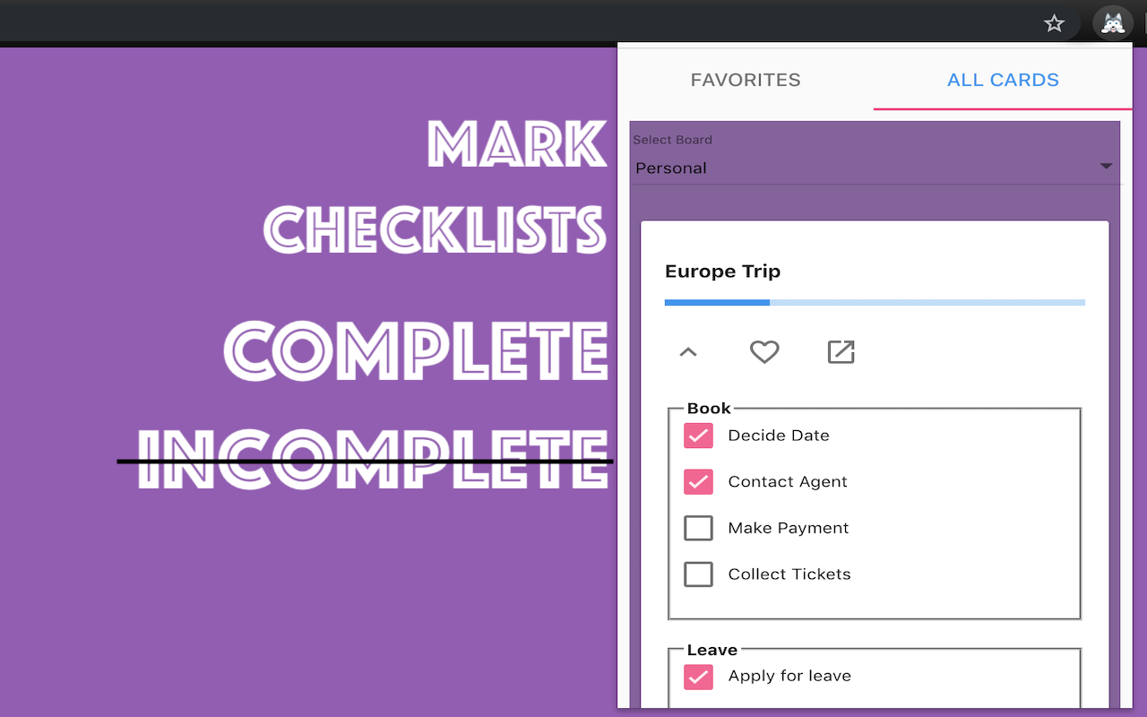 Trello Checklists截图3